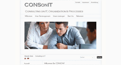 Desktop Screenshot of consonit.com