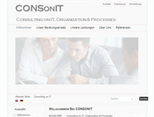 Tablet Screenshot of consonit.com